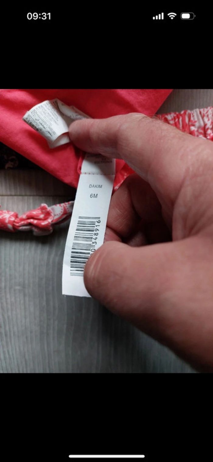 Robe et bandeau Sergent Major taille 6 mois - photo numéro 6