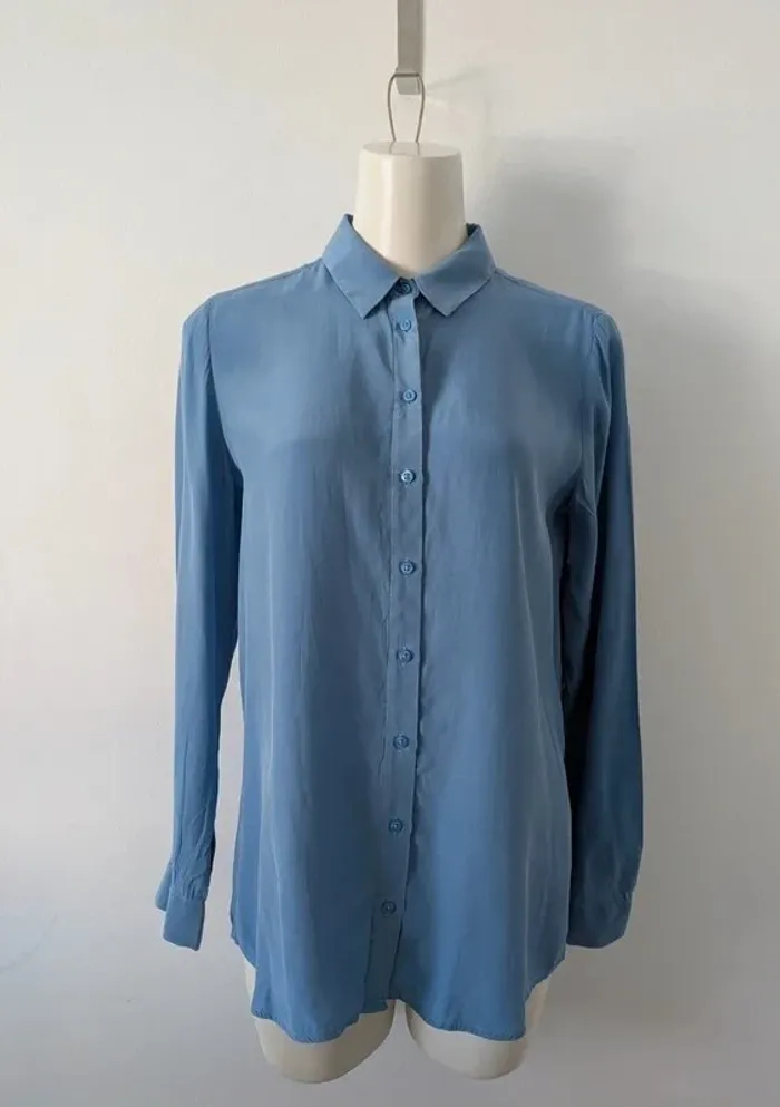 Chemisier d'été bleu - Caroll - taille 38