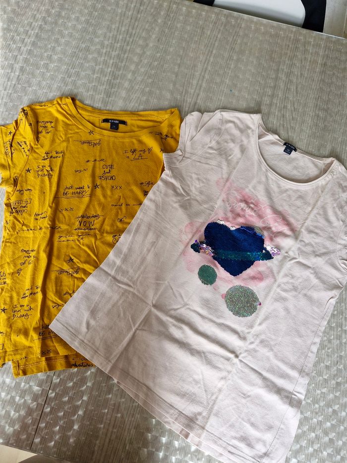 2 T-shirt fille