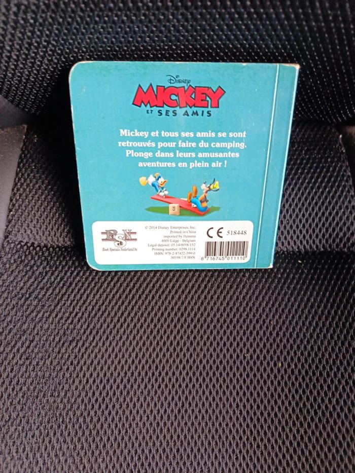 Livre mickey fait du camping - photo numéro 2