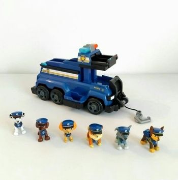 Pat Patrouille Voiture Police Chase Team Complète 👮‍♂️