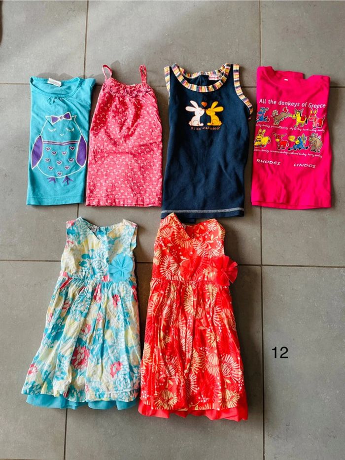 Lot vêtements été bébé fille 12 mois