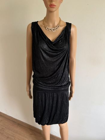 Robe noire pailletée sans manches Comptoir des cotonniers taille S jamais portée