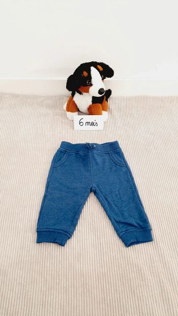 Pantalon jogging bleu foncé bébé garçon 6 mois