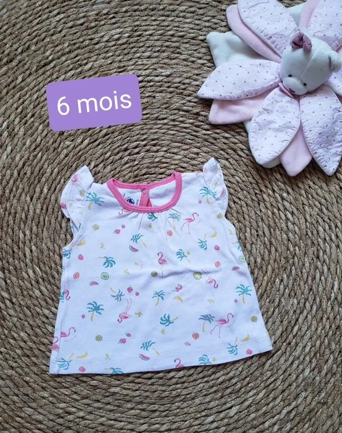Tee-shirt petit bateau 6mois