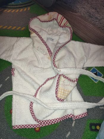 peignoir de bain bébé