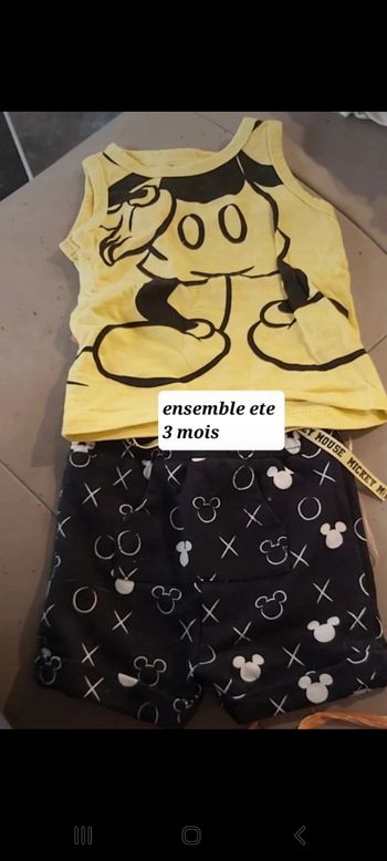 Ensemble michey 3 mpis disney