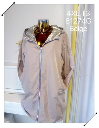 Veste long imperméable réversible beige taille 4XL 🌸