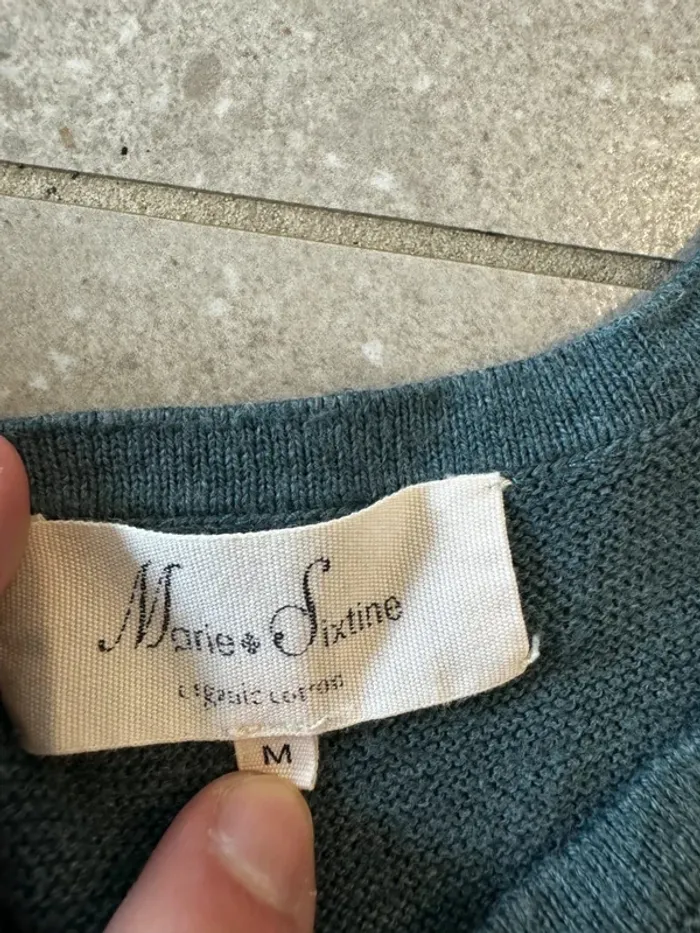 Haut bleu Marie Sixtine, taille M, très bon état - photo numéro 2