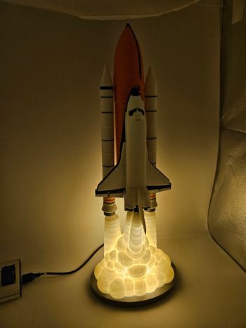 Lampe lumineuse nasa navette columba