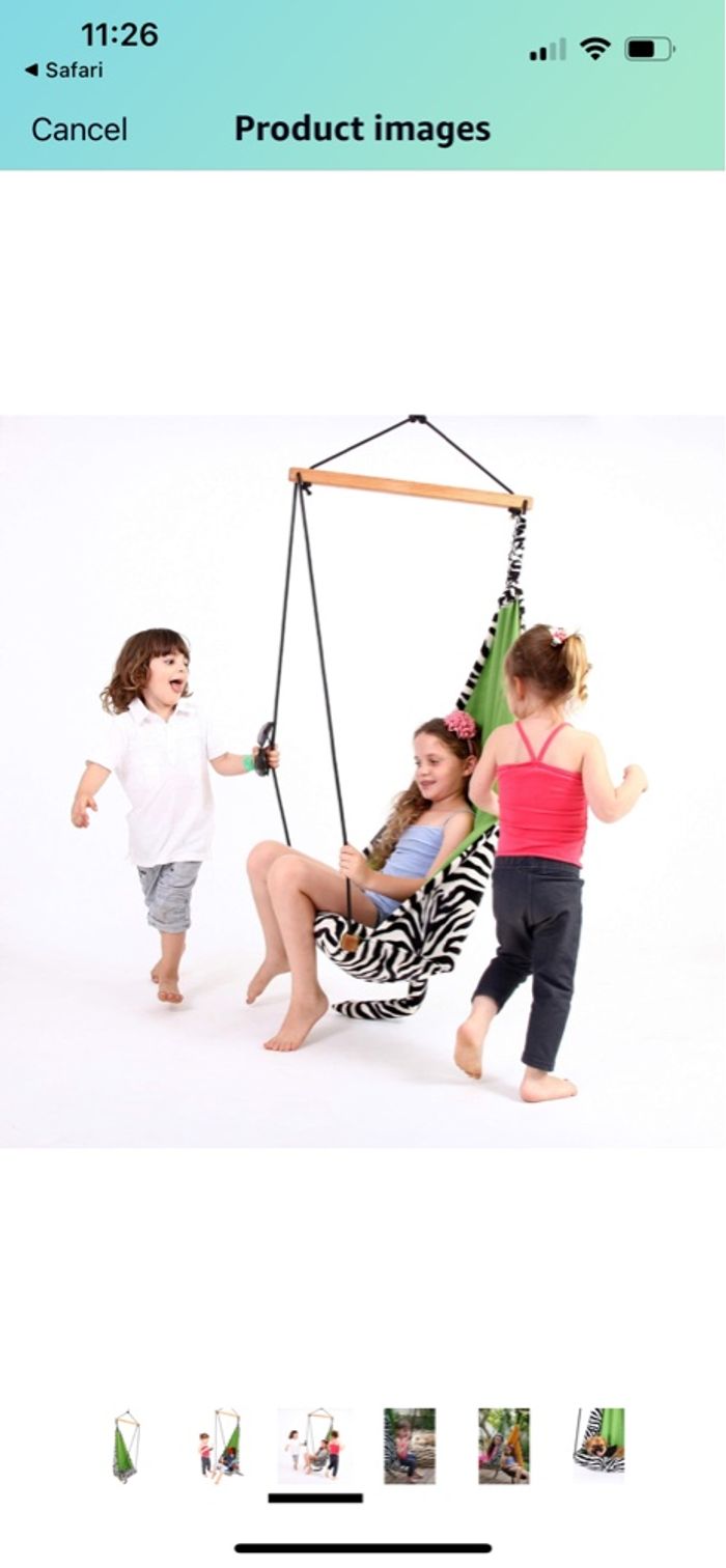 Chaise transat suspendu