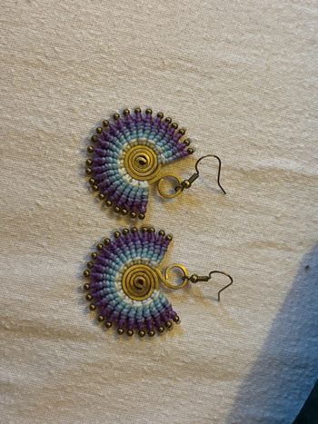 Boucle d oreilles vintage