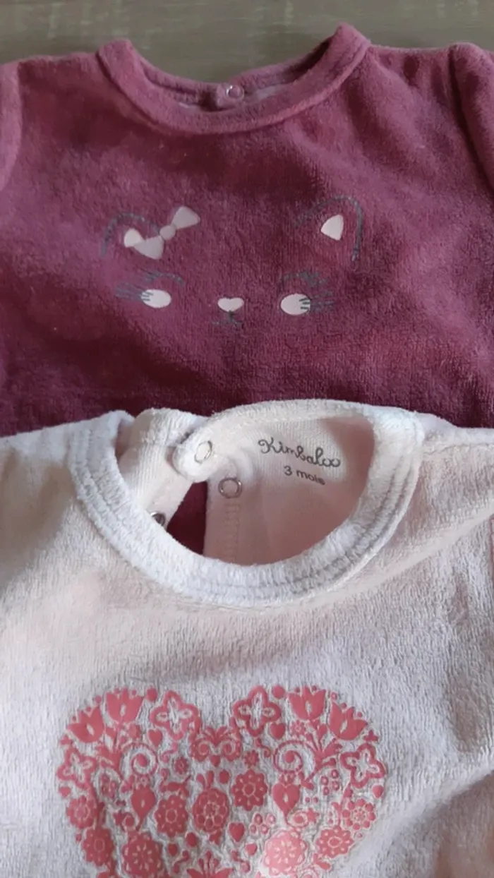Lot 2 pyjamas 3 mois - photo numéro 3