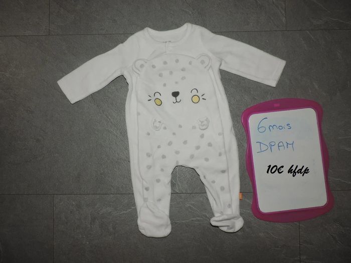 pyjama DPAM taille 6 mois