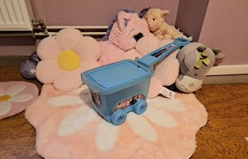 🩵 Chariot de transport jouet  Reine des Neiges 🩵