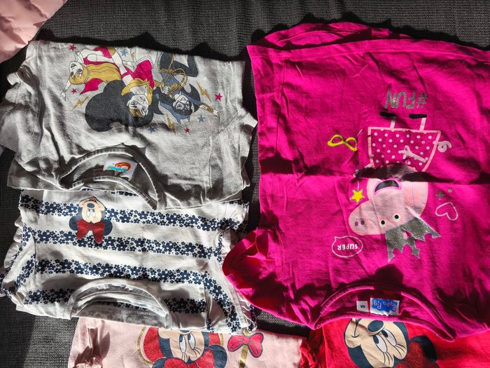 Lot 6 tee shirt manches courtes disney - photo numéro 3