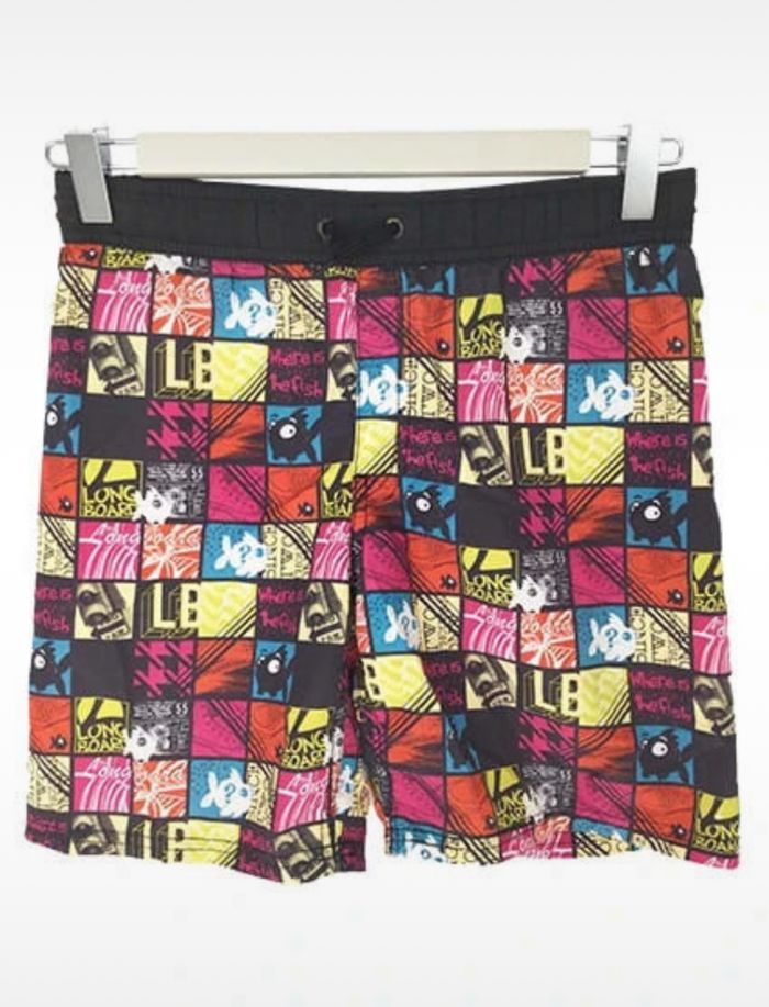 Short de bain multicolor garçon - Gémo - Taille 8/10 ans