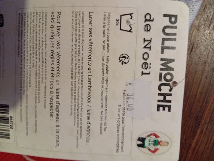 Pull de Noël unisexe taille L - photo numéro 6