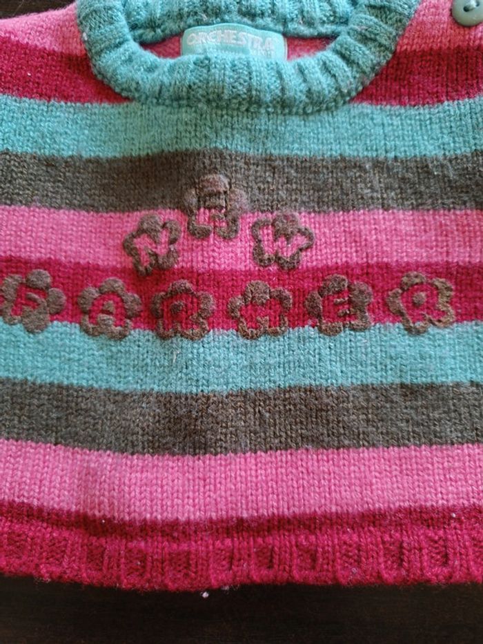 Pull ORCHESTRA - Taille 12 MOIS - photo numéro 2