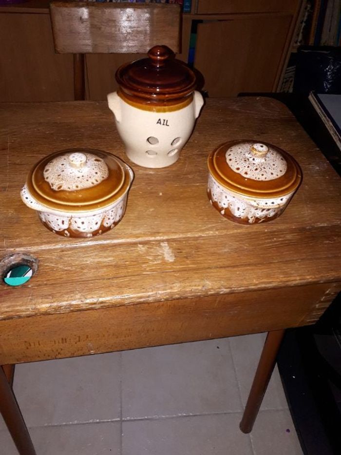 Lot pots à condiments