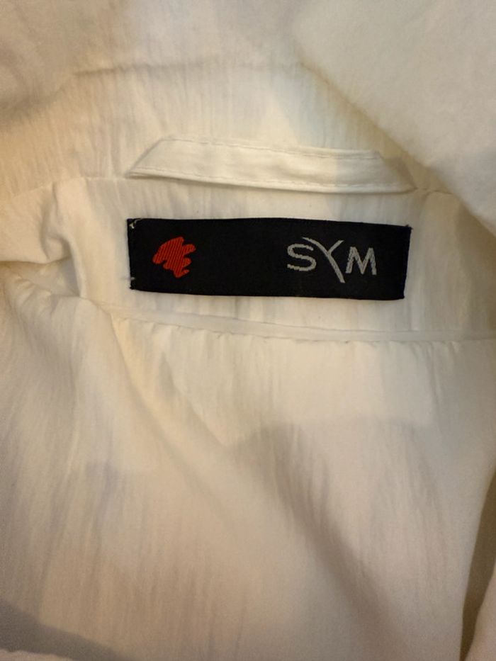 Veste coupe-vent Sym couleur blanche Taille 44 - photo numéro 3