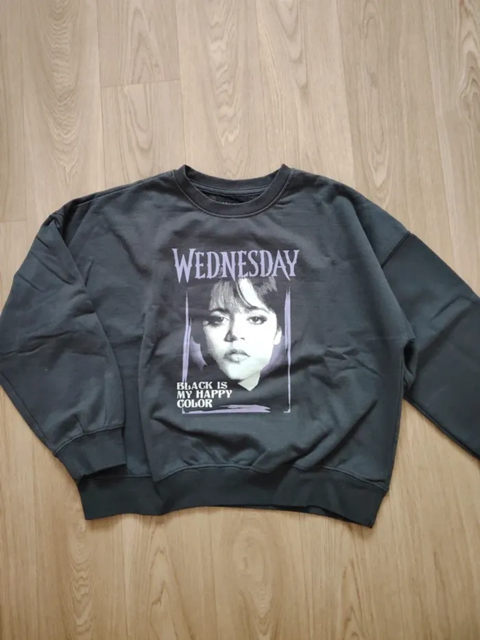Sweat fille "Mercredi - Wednesday"