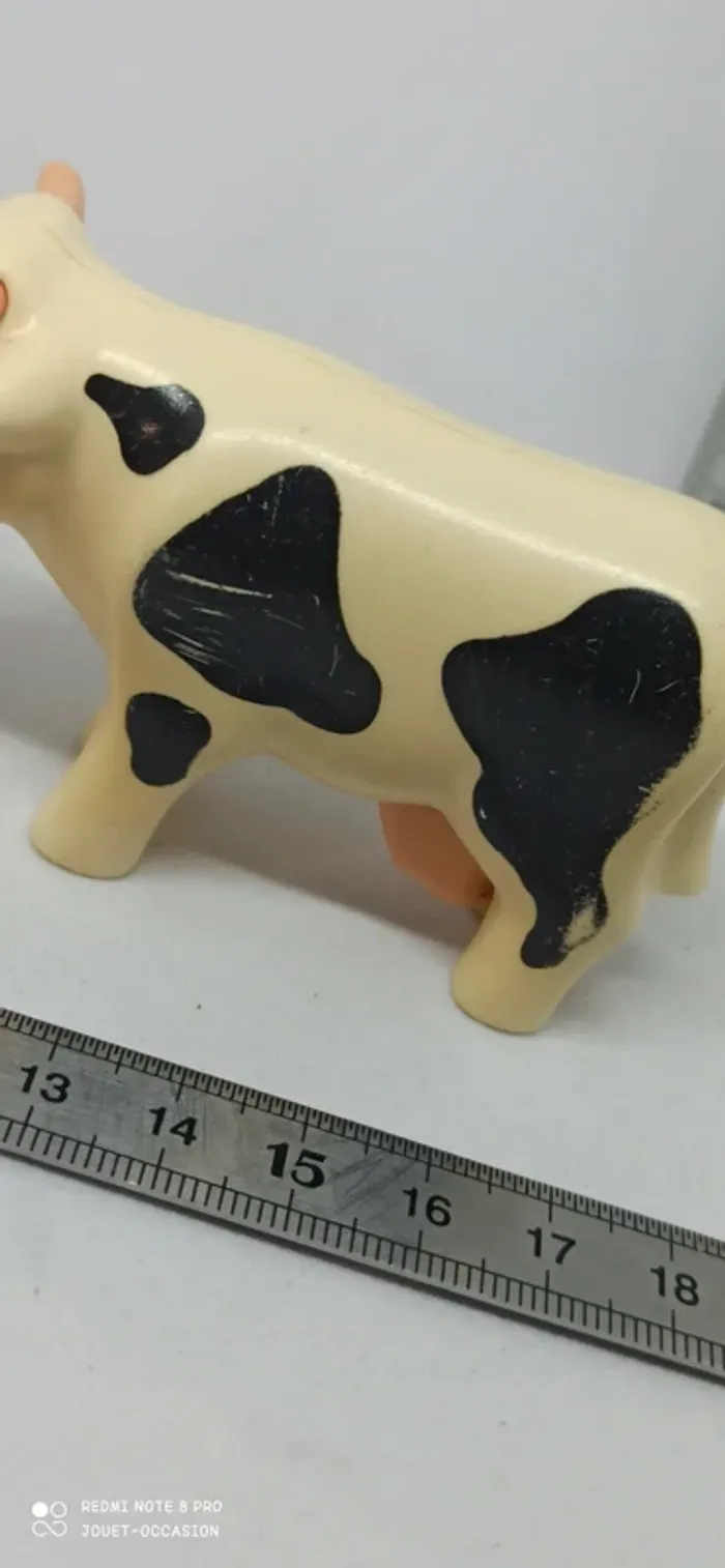 Vache noire et blanche playmobil 123 - photo numéro 6
