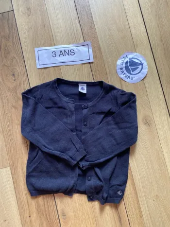 Gilet coton fin 3 ans petit bateau