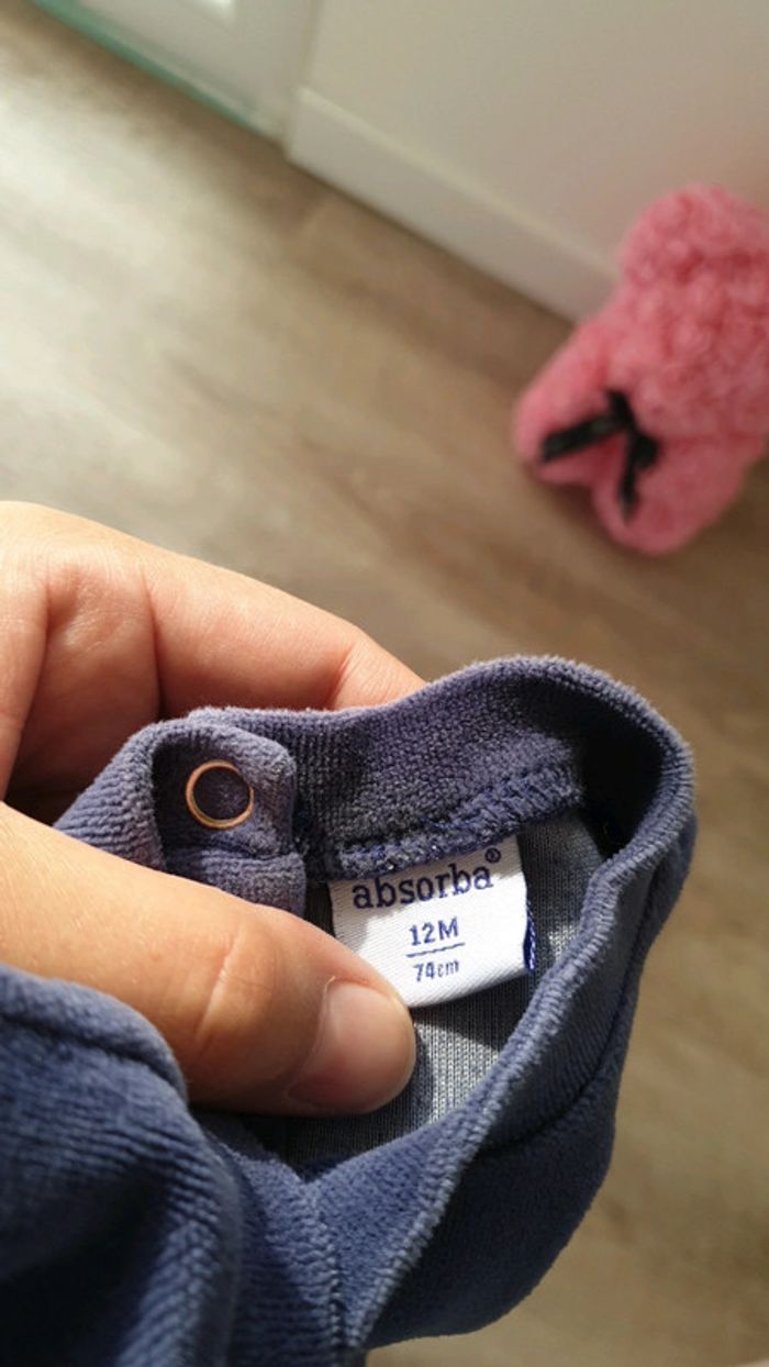 Pyjama 1 pièce absorba 12m - photo numéro 3