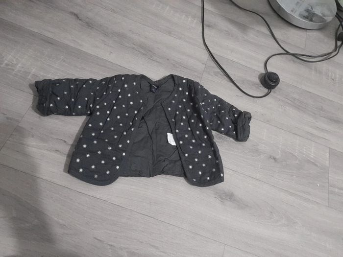 Veste motif argenté 6 mois