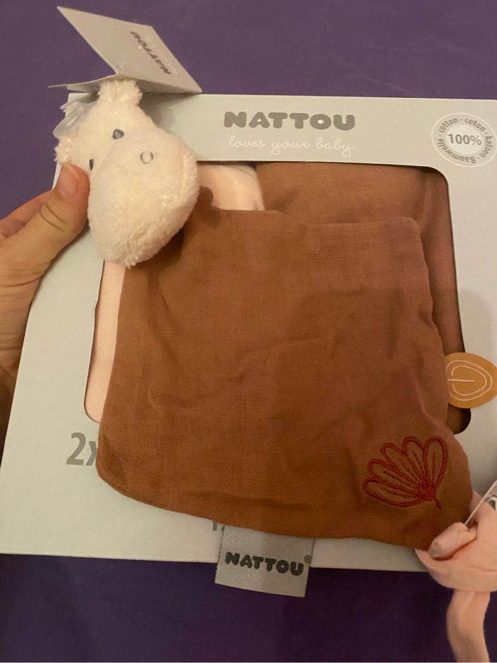 Doudou et lange d emmaillotage - photo numéro 6
