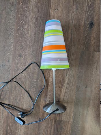 Lampe de chevet multicolore