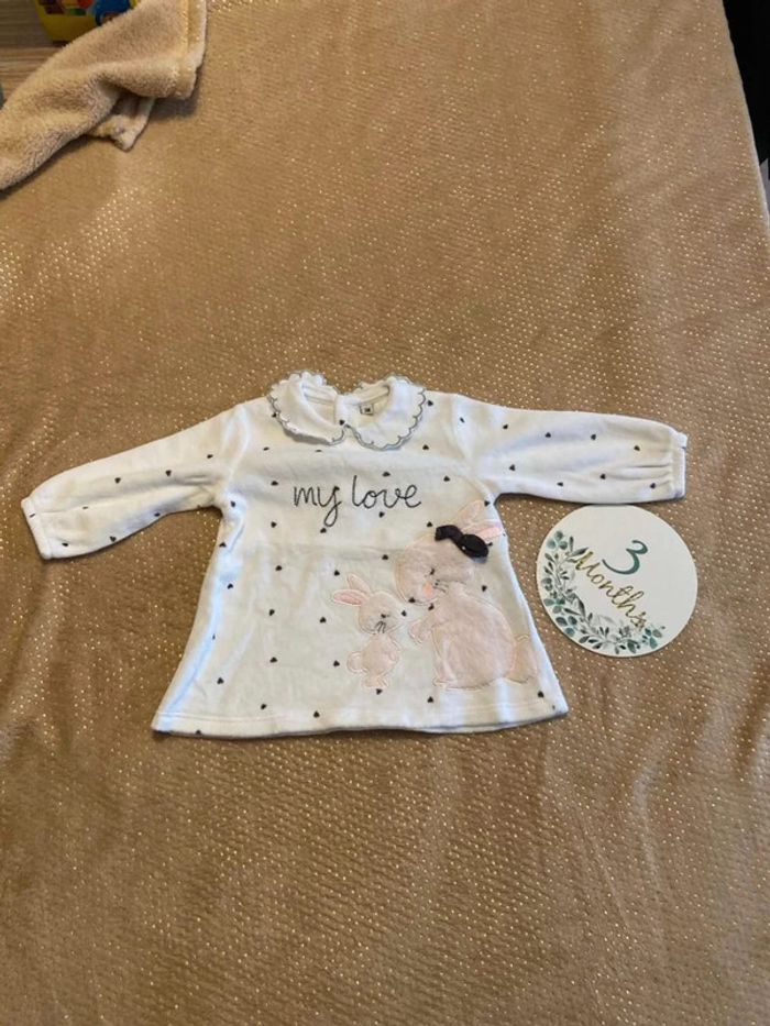 Robe velours 3 mois