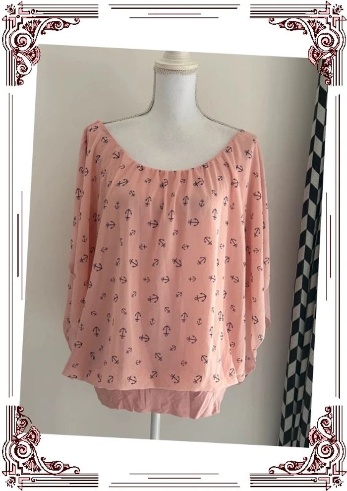 Blouse manches courtes taille 42