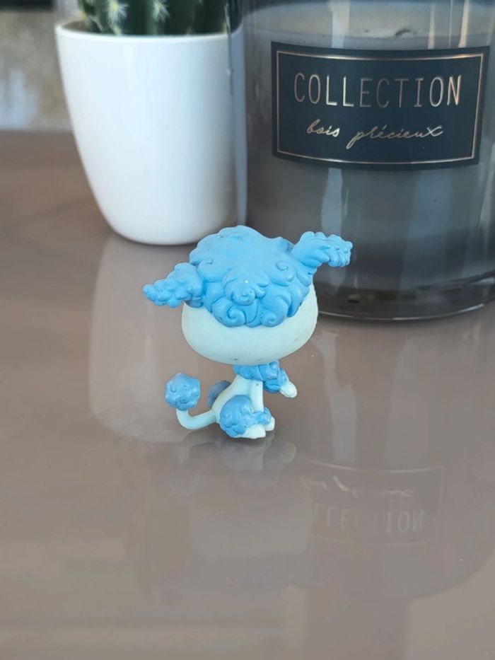 Littlest Pet Shop #591 blue french poodle dog - photo numéro 2