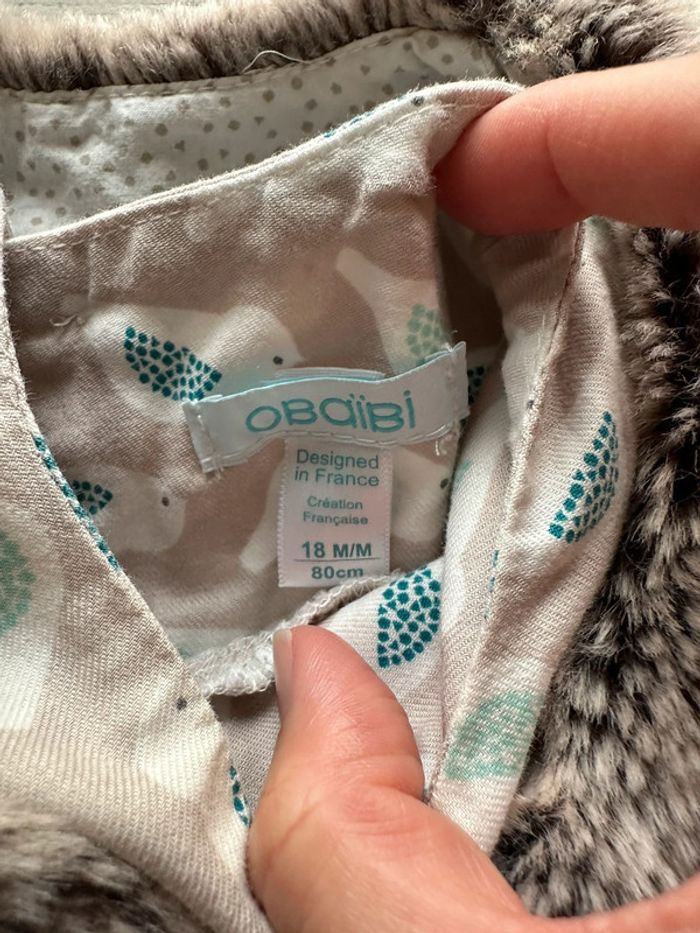 Ensemble robe et gilet taille 18mois - photo numéro 5