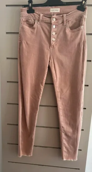 Lola Jones, jeans rose, coupe droite, femme taille 38