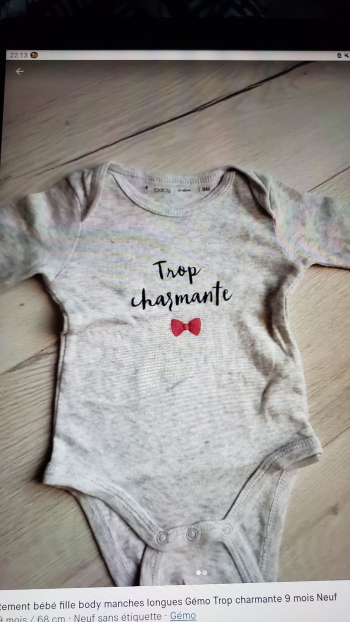 Lot de vêtements fille 9 mois - photo numéro 9
