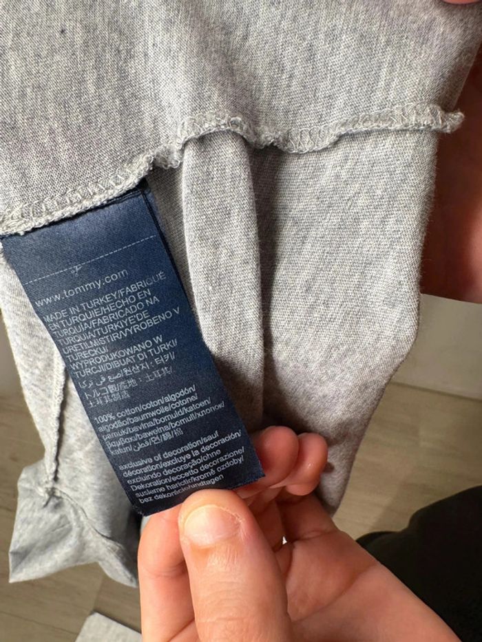 T-shirt Tommy Hilfiger homme Taille S gris - photo numéro 6