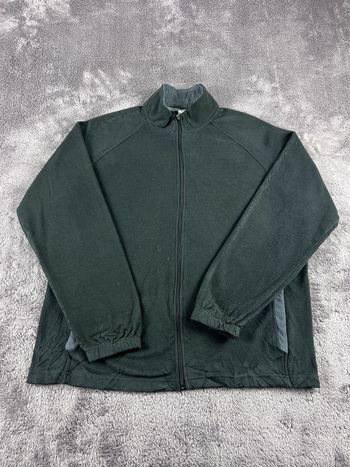 Veste Polaire Starter Zippée – Noir & Gris Anthracite – Taille L