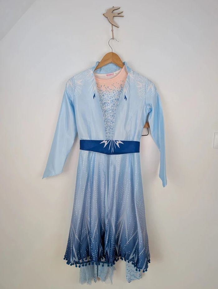 Déguisement 4 pièces type Elsa la reine des neiges 150 cm 10 - 12 ans