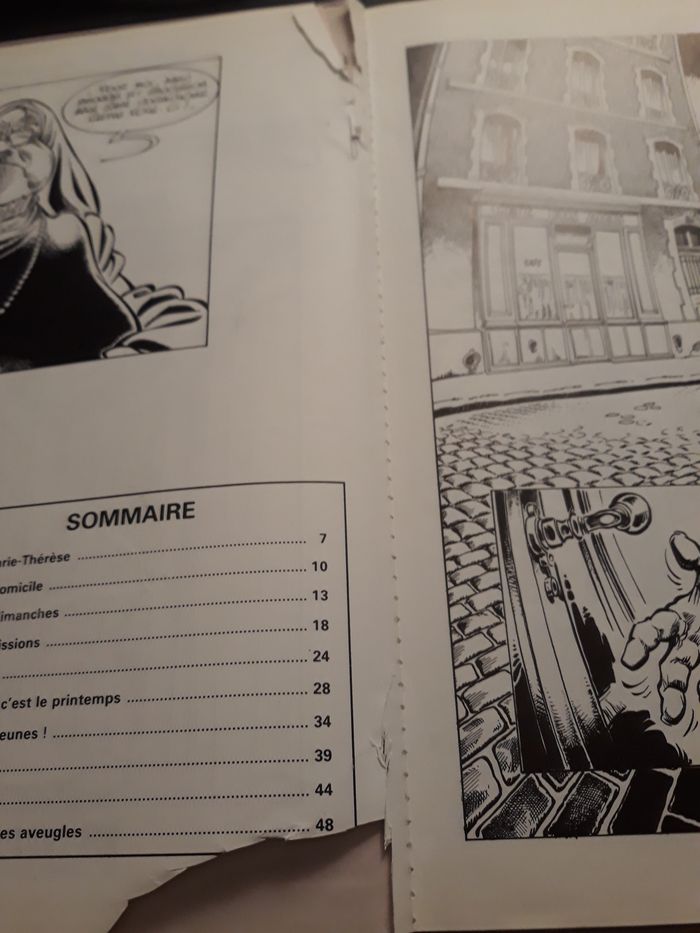 Faby27800 Livre Sœur Marie Thérèse des Batignolles  BD en noir et blanc Fluide Glacial - photo numéro 3