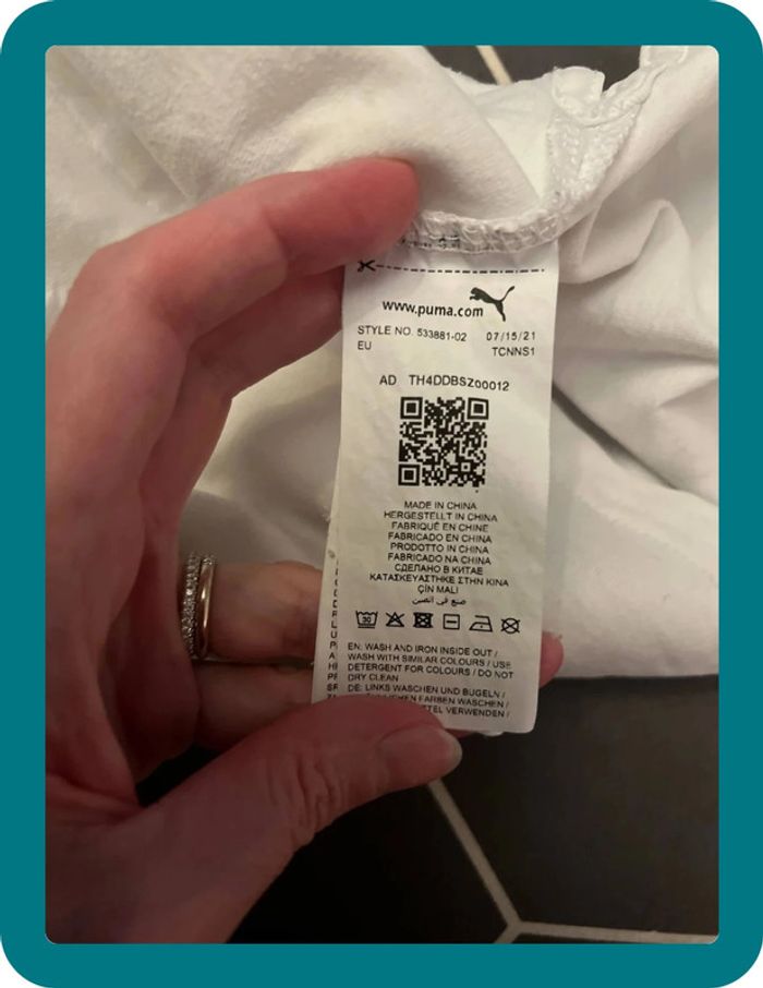 T-shirt blanc sport 8 ans - Puma - photo numéro 5