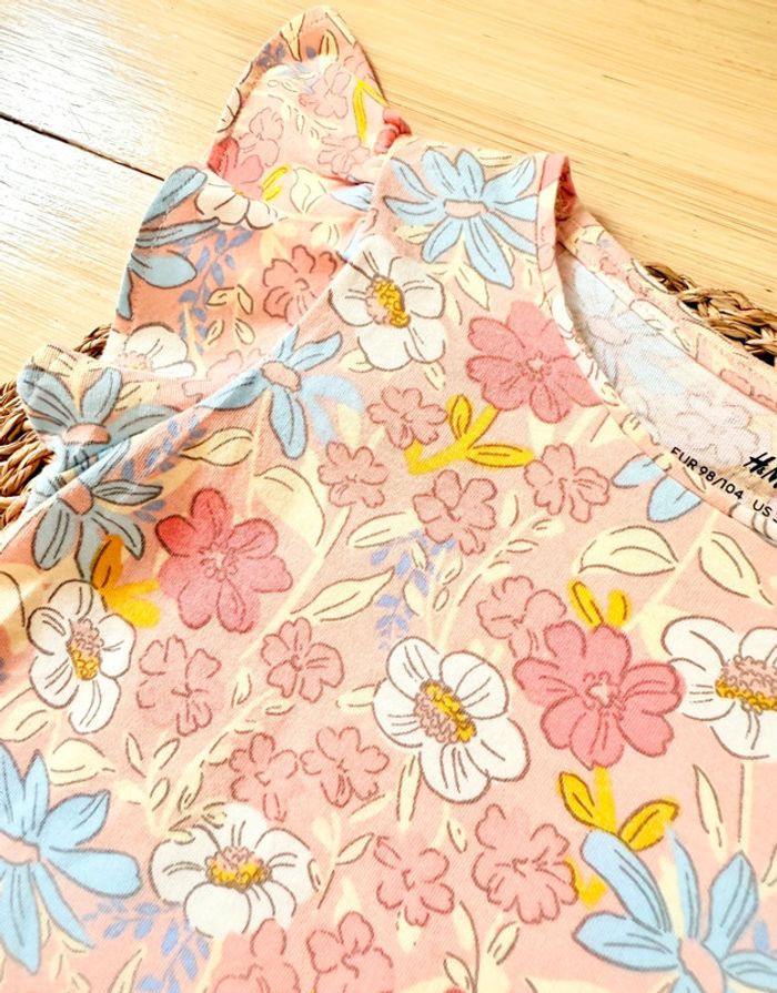 Tee-shirt imprimé fleuri pastel H&M - photo numéro 3