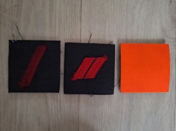 Lot de 3 galons Sapeurs-Pompiers - Niveau JSP 3 à Caporal