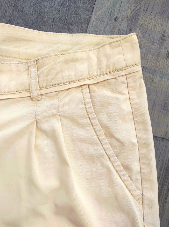 Short à revers jaune clair - Camaïeu - photo numéro 4