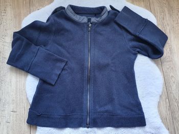 Gilet zippé polaire bleu marine IKKS 8 ans