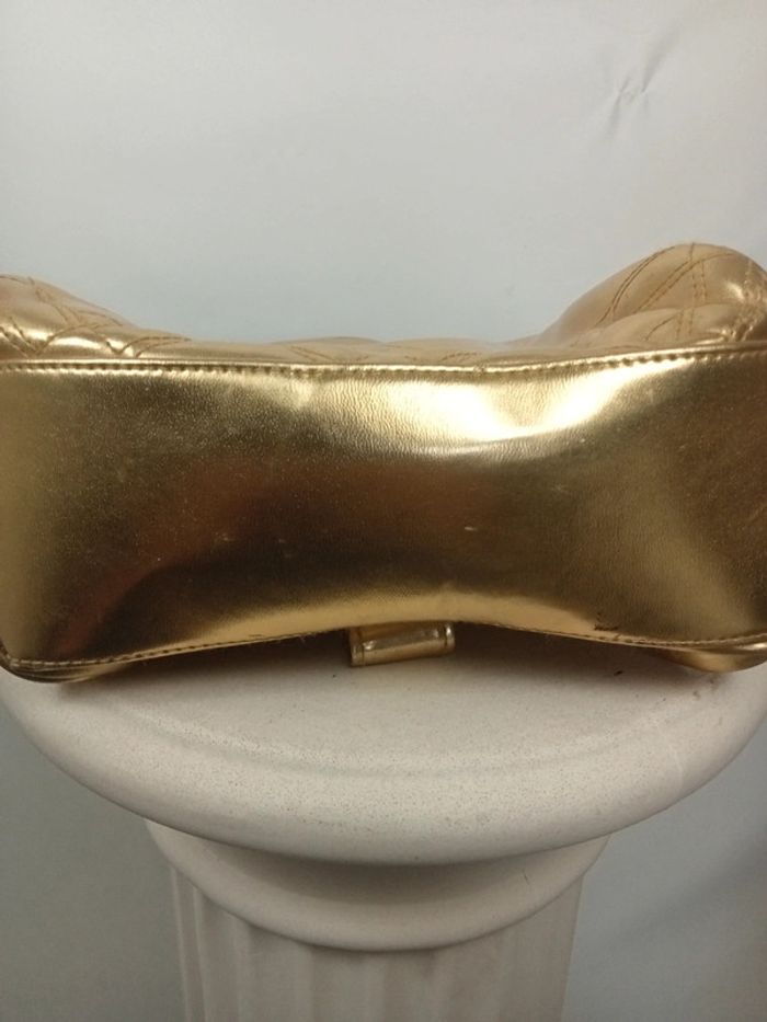 Sac bandoulière vintage doré - shoulder bag - vintage tas - bolso vintage - schoudertas - photo numéro 7