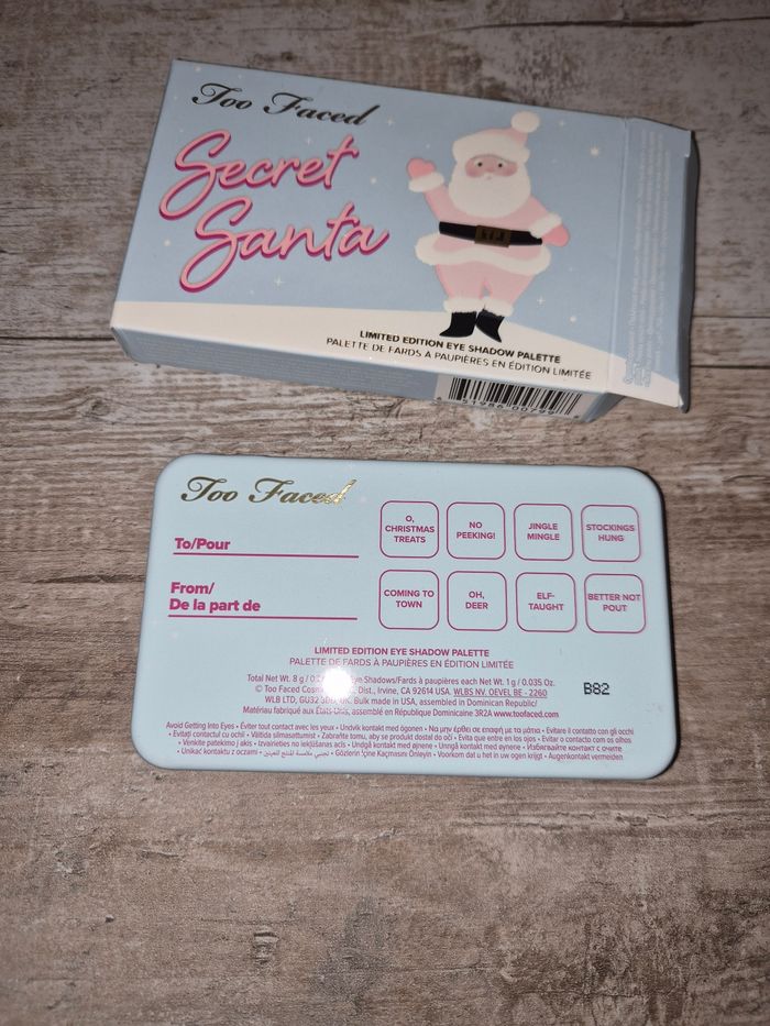 Palette secret santa Too faced - photo numéro 6