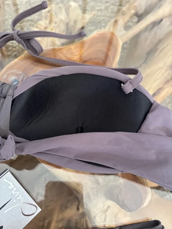 Maillot de bain 2 pièces Livia taupe bandeau - photo numéro 5